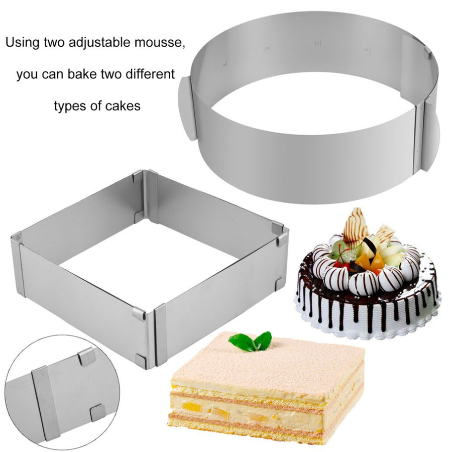 Stainless Steel Adjustable Cake Mould